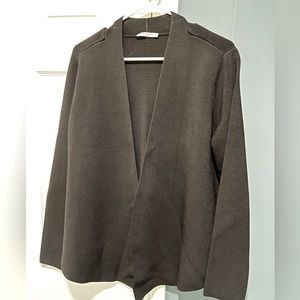 MMLAFLEUR, +2, black sweater cardigan